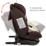 Удерживающее устройство для детей SIGER Престиж ISOFIX, гр.0+/ I/II/III, шоколад KRES3522